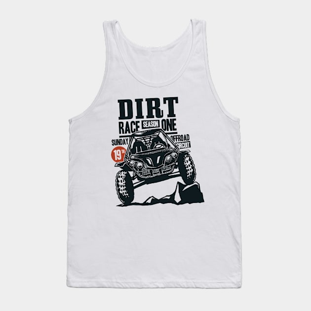 Dirt Race: Season One Tank Top by Jarecrow 